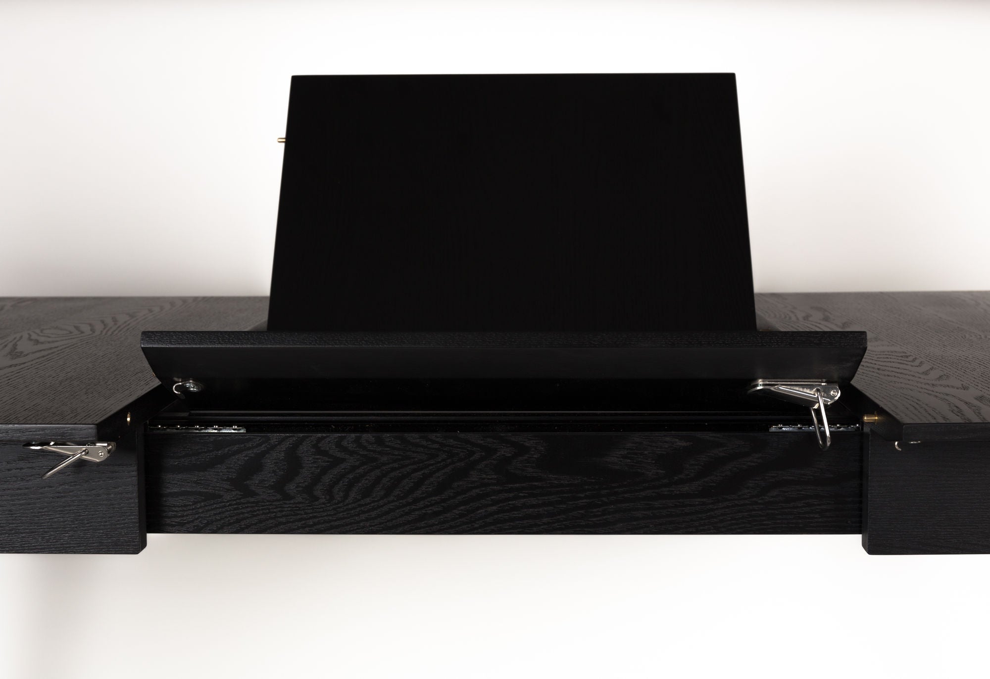 Zuiver Glimps Black Wood Extending Dining Table